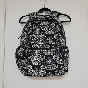 Vera Bradley Campus Backpack Black and White print